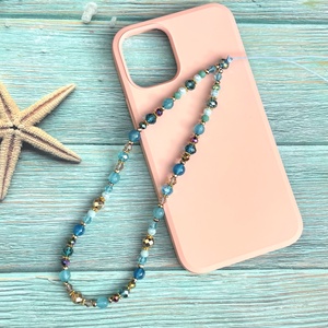 Mobiltelefon dísz mobil charm telefon telefondísz ásványgyönygökből ajándékdobozzal 5673744, Táska & Tok, Kulcstartó & Táskadísz, Táskadísz, Ékszerkészítés, Gyöngyfűzés, gyöngyhímzés, MESKA