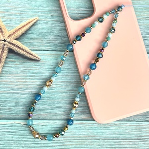 Mobiltelefon dísz mobil charm telefon telefondísz ásványgyönygökből ajándékdobozzal 5673744 - táska & tok - kulcstartó & táskadísz - táskadísz - Meska.hu