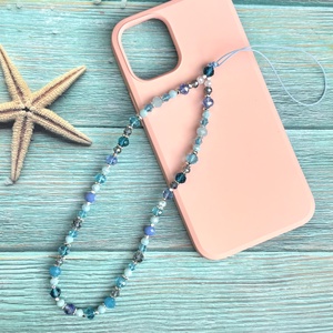 Mobiltelefon dísz mobil charm telefon telefondísz ásvány és kristálygyönygökből ajándékdobozzal 5673826 - Meska.hu