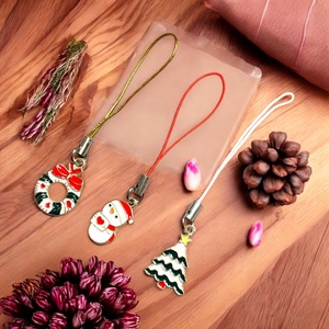 3 db Mobiltelefon dísz mobil charm ajándékkísérő karácsony mikulás télapó témában 008, Karácsony, Karácsonyi ajándékozás, Karácsonyi képeslap, üdvözlőlap, ajándékkísérő, Ékszerkészítés, MESKA