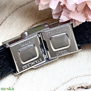 Nemesacél férfi karkötő végtelen jellel 5674001 - esküvő - ékszer - karkötő & csuklódísz - Meska.hu