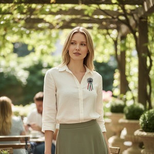 Üveglencsés kokárda március 15 - ékszer - kitűző és bross - Meska.hu