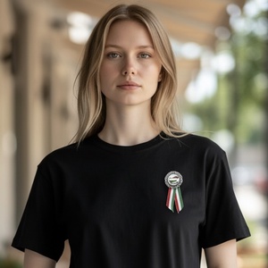 Üveglencsés kokárda Magyarország - ékszer - kitűző és bross - Meska.hu