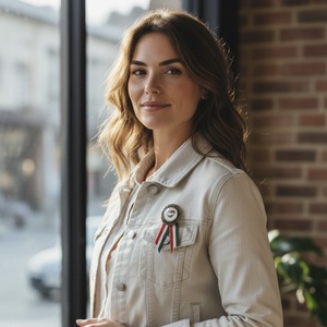 Üveglencsés kokárda március 15 szív 5727033 - ékszer - kitűző és bross - Meska.hu