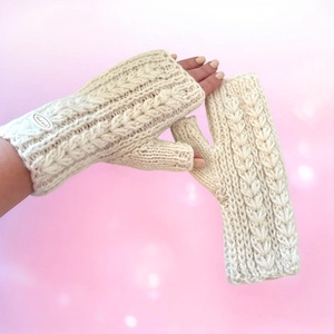 Női kötött kesztyű ujjvég nélküli 5636598, Ruha & Divat, Sál, Sapka, Kendő, Kesztyű, Kötés, MESKA