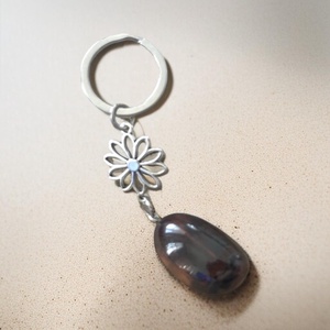 Tigrisszem ásvány medálos kulcstartó 5327444, Táska & Tok, Kulcstartó & Táskadísz, Kulcstartó, Ékszerkészítés, MESKA