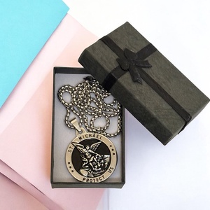 Szent Mihály arkangyal nemesacél medálos nyaklánc amulett talizmán ajándékdobozzal 5726959 - ékszer - nyaklánc - medálos nyaklánc - Meska.hu