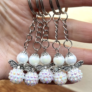 Angyali ragyogás csillogó angyal kulcstartó  - táska & tok - kulcstartó & táskadísz - kulcstartó - Meska.hu