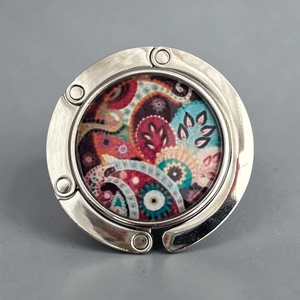 Paisley mandala mintás Táska Akasztó Táskaakasztó  - táska & tok - kulcstartó & táskadísz - táskaakasztó - Meska.hu