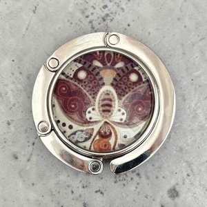 Paisley mandala mintás Táska Akasztó Táskaakasztó  - táska & tok - kulcstartó & táskadísz - táskaakasztó - Meska.hu