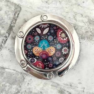 Paisley mandala mintás Táska Akasztó Táskaakasztó  - táska & tok - kulcstartó & táskadísz - táskaakasztó - Meska.hu