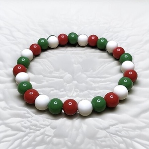 Magyar nemzeti szurkolói gyöngy karkötő kokárda 5726880 - Meska.hu