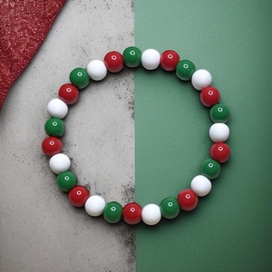 Magyar nemzeti szurkolói gyöngy karkötő kokárda 5726880 - ékszer - karkötő - gyöngyös karkötő - Meska.hu