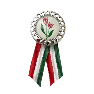 Üveglencsés kokárda virág tulipán mintával 5838204 - Meska.hu