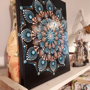 Mandala festmény - művészet - festmény - akril - Meska.hu
