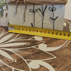 Házikó dekor fából - karácsony - karácsonyi lakásdekoráció - karácsonyi falu, házikó - Meska.hu