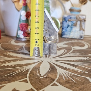 Házikó dekor fából - karácsony - karácsonyi lakásdekoráció - karácsonyi falu, házikó - Meska.hu