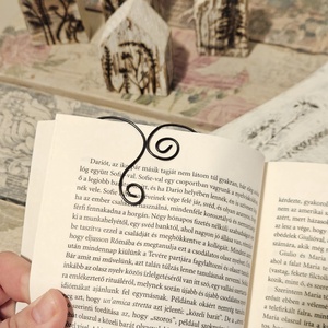 Könyvjelző drótból - könyv & zene - könyvjelző - Meska.hu