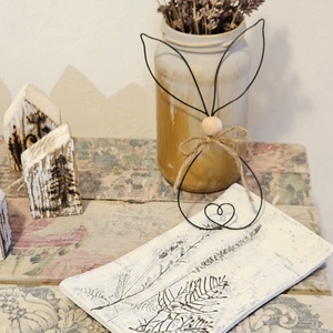 Nyuszi dekor, Otthon & Életmód, Dekoráció, Dekoratív figurák és szobrok, , MESKA