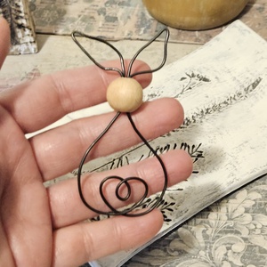 Nyuszi dekor - otthon & életmód - dekoráció - dekoratív figurák és szobrok - Meska.hu