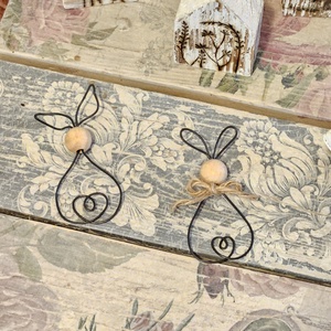 Nyuszi dekor - otthon & életmód - dekoráció - dekoratív figurák és szobrok - Meska.hu