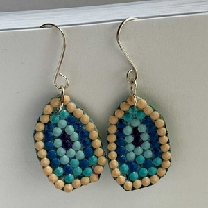 Gyémántszemes fülbevaló, Ékszer, Fülbevaló, Pötty fülbevaló, Ékszerkészítés, MESKA