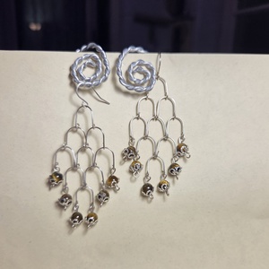 Tigrisszemes  fülbevaló - ékszer - fülbevaló - lógó fülbevaló - Meska.hu