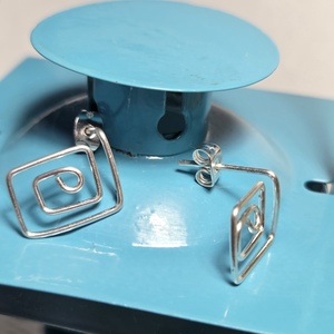 Hajtogatott fülbevaló, Ékszer, Fülbevaló, Fülgyűrű, Ékszerkészítés, MESKA