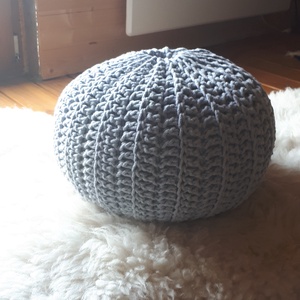 Horgolt Puff - otthon & életmód - bútor - puff - Meska.hu