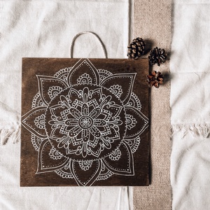 Mandala fatábla - Meska.hu Mandala fatábla - Meska.hu