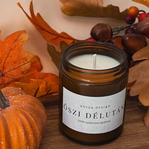 Szójaviasz illatgyertya 180ml (többféle illatban) - otthon & életmód - gyertya, illat, aroma - gyertya - Meska.hu