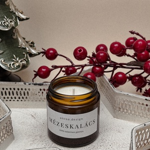 Szójaviasz illatgyertya 120ml (többféle illatban) - otthon & életmód - gyertya, illat, aroma - gyertya - Meska.hu