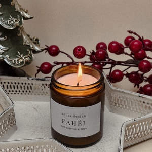 Szójaviasz illatgyertya 180ml (többféle illatban) - Meska.hu