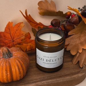 Szójaviasz illatgyertya 180ml (többféle illatban) - otthon & életmód - gyertya, illat, aroma - gyertya - Meska.hu