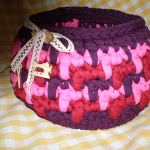 Horgolt tárolókosár -  - Meska.hu