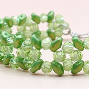 Zöld karkötő - Meska.hu