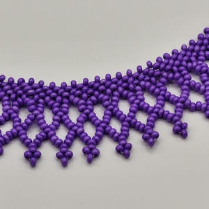 Lila csipke nyaklánc - ékszer - nyaklánc - gyöngyös nyaklánc - Meska.hu Lila csipke nyaklánc - ékszer - nyaklánc - gyöngyös nyaklánc - Meska.hu