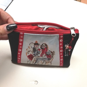 Kétrekeszes pénztárca neszesszer - Csajos -  - Meska.hu