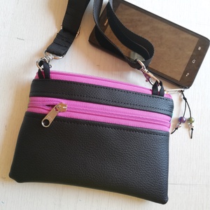 Kétrekeszes telefontartó pénztárca nyakba akasztható -  - Meska.hu