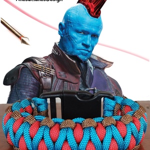 Designer túlélő paracord karkötő biztonsági csattal DRAGON EYE YONDU (csuklóméret 19-20cm), Ékszer, Karkötő, Fonott karkötő, Csomózás, Ékszerkészítés, MESKA