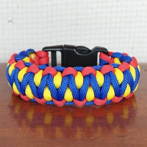 Designer túlélő paracord karkötő biztonsági csattal DRAGON EYE BARCELONA (csuklóméret 18-19cm), Ékszer, Karkötő, Fonott karkötő, Csomózás, Ékszerkészítés, MESKA