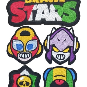 Brawl Stars Vasalható varrható hímzett felvarró folt szett 5db/szett - Meska.hu