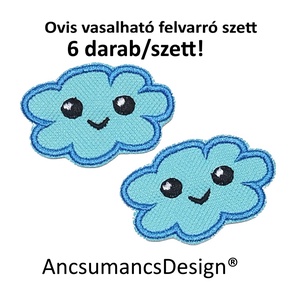 Vasalható varrható hímzett felvarró ovisjel óvodai jel Felhő 5cm 6db/szett, Játék & Sport, Ovis felszerelés, Óvodai jelek, Hímzés, Hímzett ovis jel felvarró szett.

A szett 6 darab felvarrót tartalmaz!

Igényesen elkészített óvoda..., MESKA