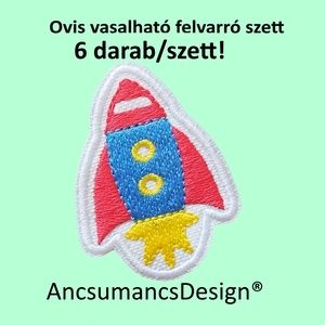 Vasalható varrható hímzett felvarró ovisjel óvodai jel Rakéta űrhajó 5,5cm 6db/szett, Játék & Sport, Ovis felszerelés, Óvodai jelek, Hímzés, Hímzett ovis jel felvarró szett.

A szett 6 darab felvarrót tartalmaz!

Igényesen elkészített óvoda..., MESKA