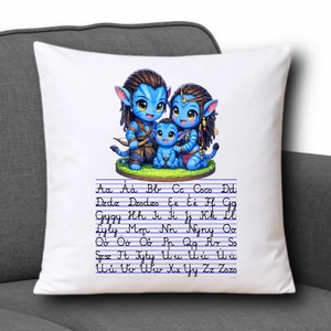 Játékos tanulás! ABC mintás párna 35x35cm - Avatar 001, Otthon & Életmód, Lakástextil, Párna & Párnahuzat, Díszpárna (belsővel együtt), Varrás, A díszpárna minden alkalomra remek ajándék lehet.
A megfelelő alkalomra kiválasztott mintával,mosol..., MESKA
