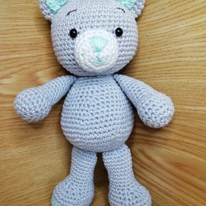 Horgolt kedves mackó - játék & sport - plüssállat & játékfigura - maci - Meska.hu