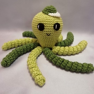 Horgolt Huncutka polip, Játék & Sport, Plüssállat & Játékfigura, Polip, , Amigurumi technikával horgolt Huncutka polipot ajánlom nemcsak kora-és újszülöttek számára.
A kislá..., MESKA