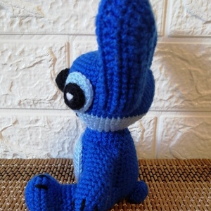 Horgolt Stitch az űrkutya - játék & sport - plüssállat & játékfigura - kutya - Meska.hu