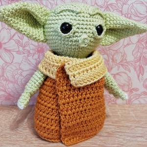 Horgolt Baby Yoda  - játék & sport - plüssállat & játékfigura - ember - Meska.hu