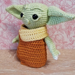 Horgolt Baby Yoda  - játék & sport - plüssállat & játékfigura - ember - Meska.hu